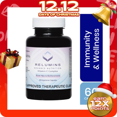 RELUMINS Vitamin C Complex 60 Vegetarian Capsules
