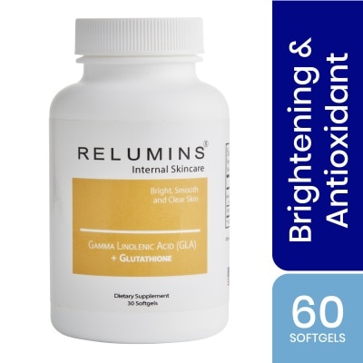 RELUMINS RELUMINS GLA Plus Glutathione Dietary Supplement 30 Softgels
