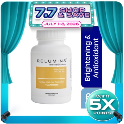 RELUMINS - RELUMINS GLA Plus Glutathione Dietary Supplement 30 Softgels