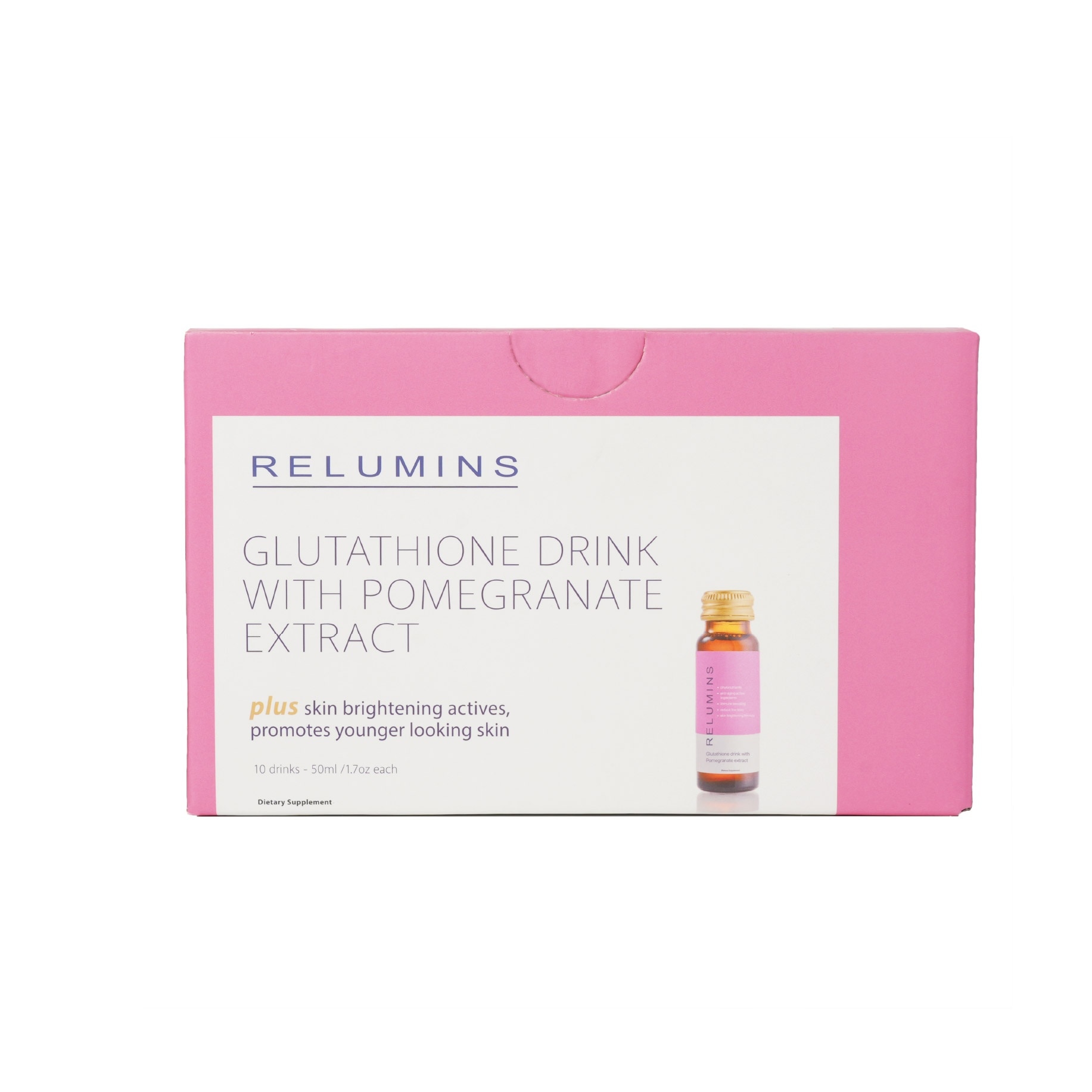 RELUMINS Glutathione Drink Pomegranate Flavor 50ml