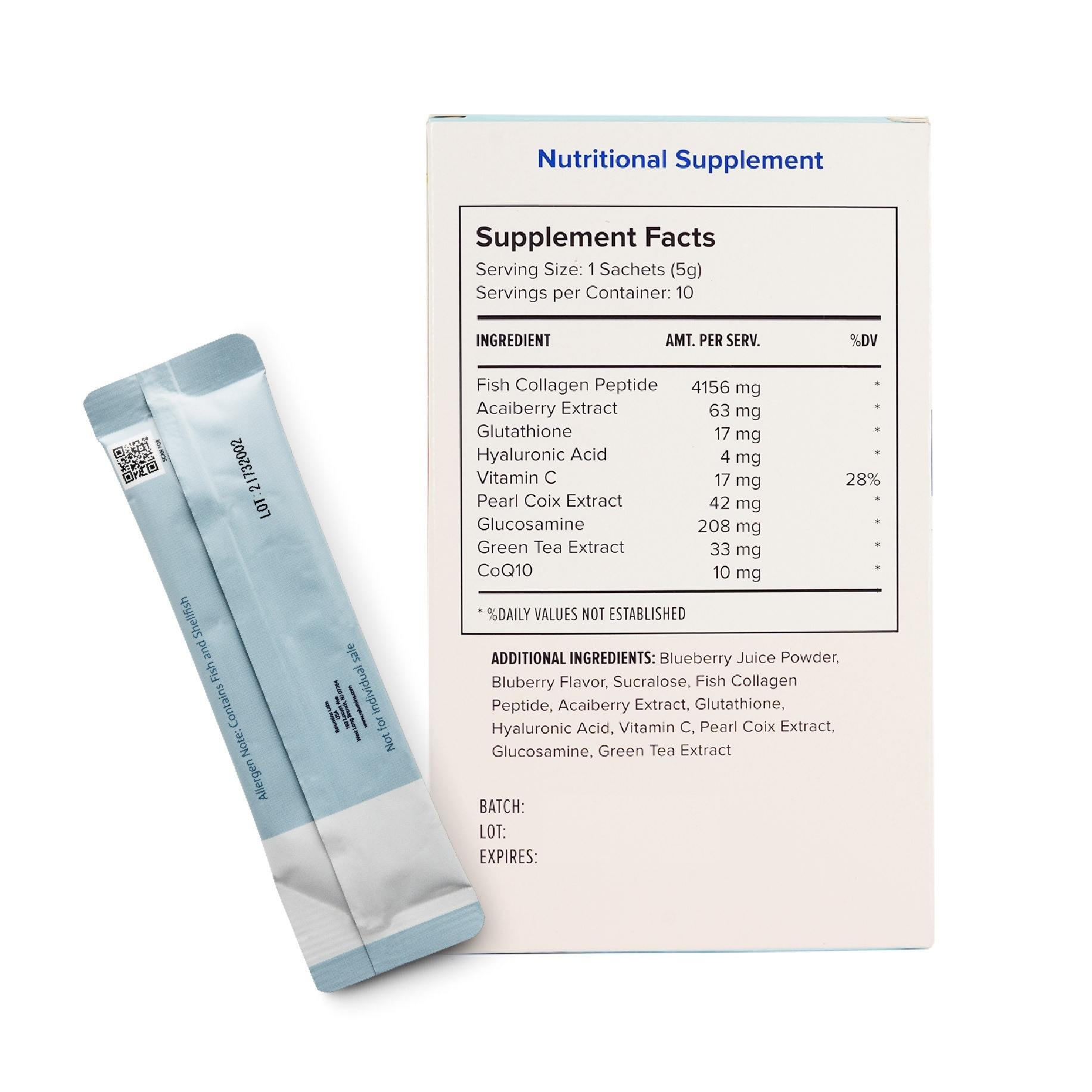 Collagen Blend Blueberry 10 Sachets