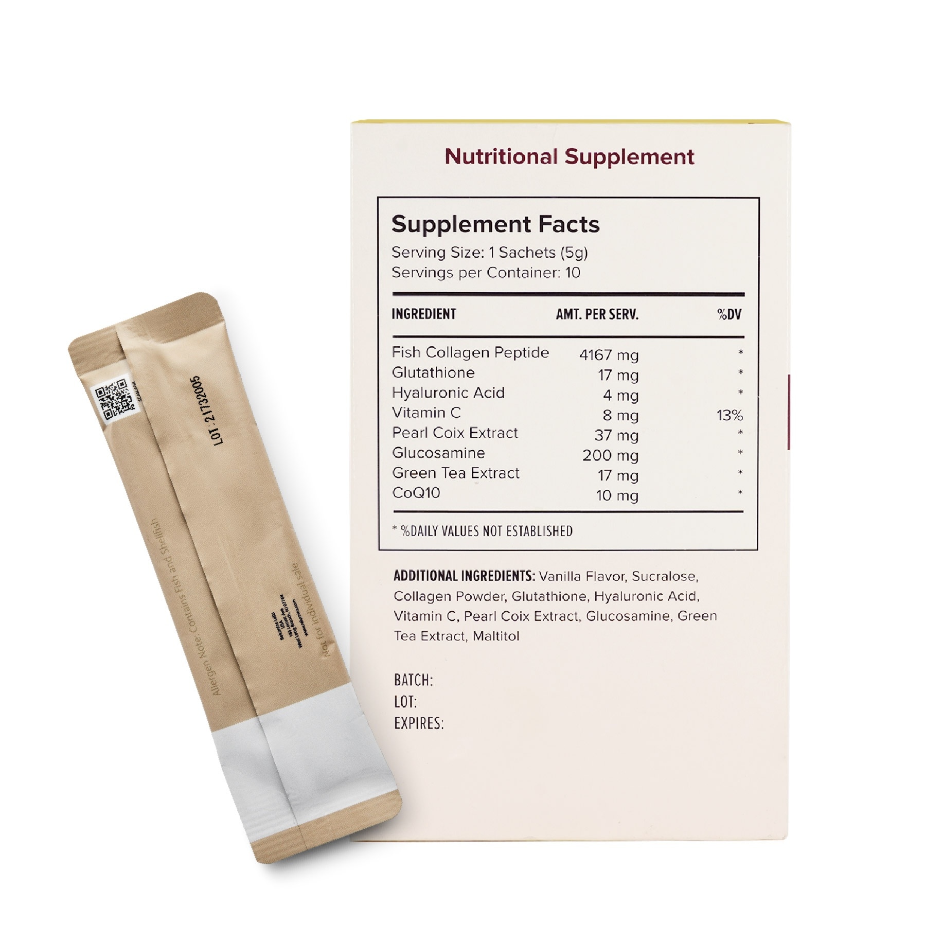 Collagen Blend Vanilla 10 Sachets