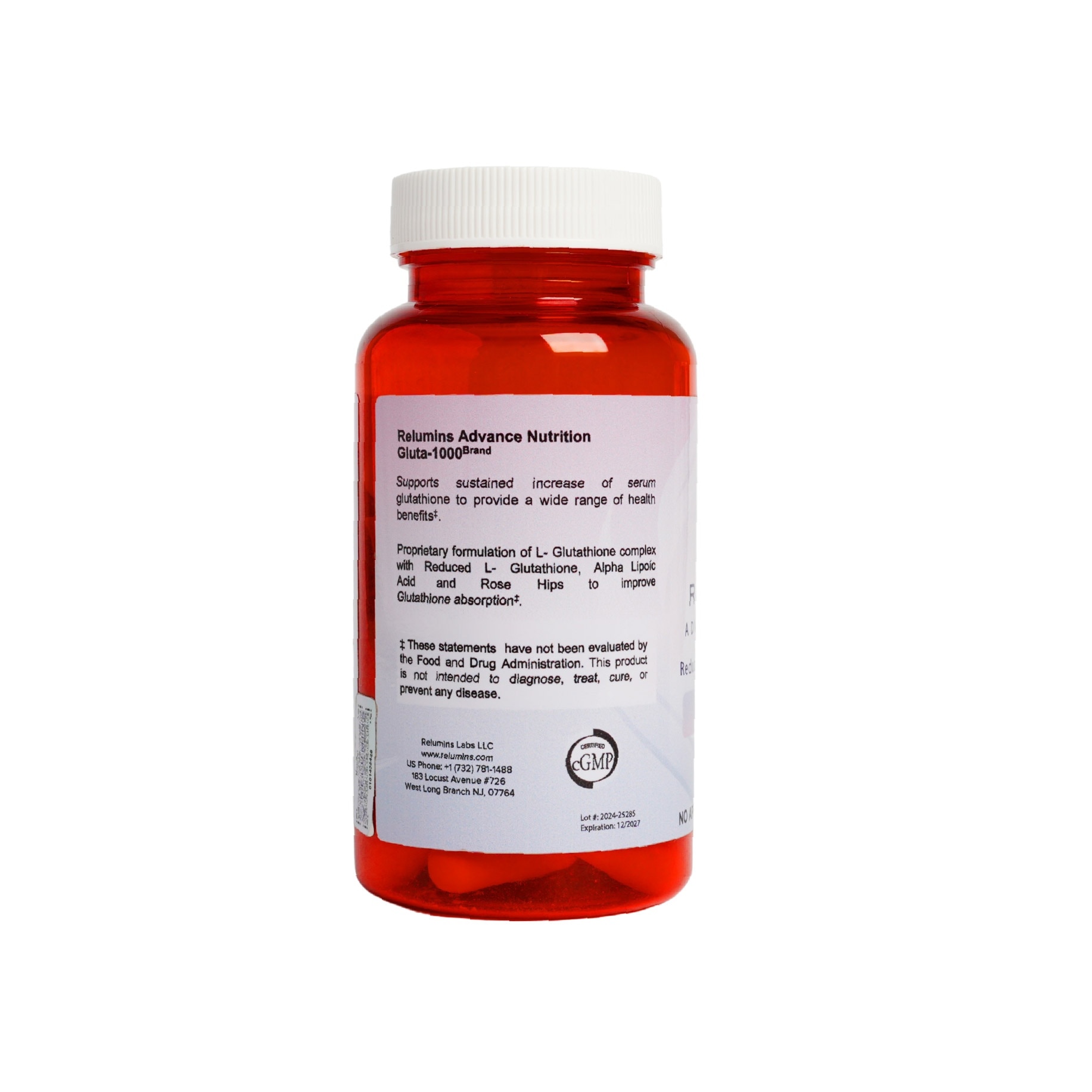 L-Glutathione Bot 1000mg 60 Vegetarian Capsules