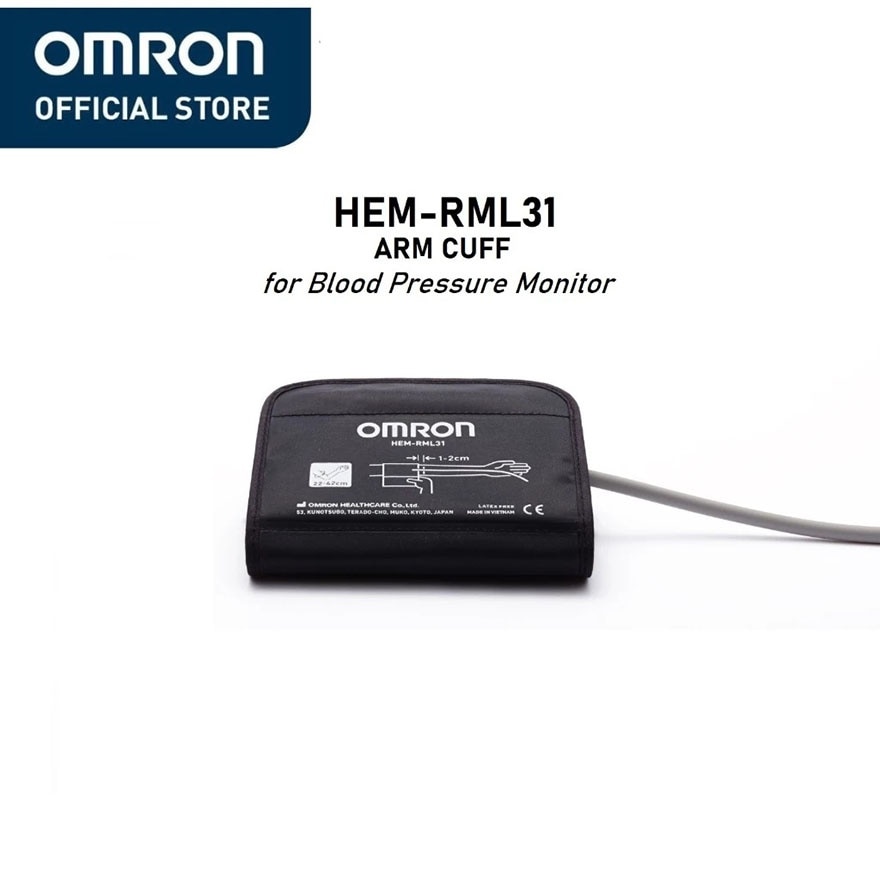 OMRON HEM-RML31 Wide-range Soft Arm cuff for Automatic Upper Arm Blood Pressure Monitor Digital BPM