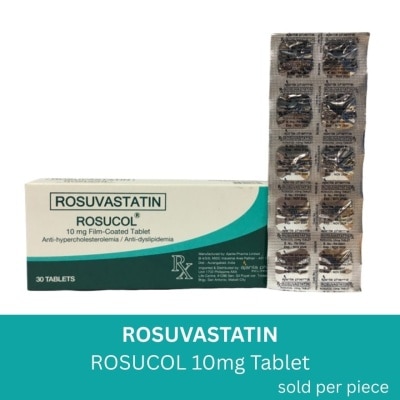 ROSUCOL Rosucol Rosuvastatin 10mg 1 Tablet [Prescription Required]