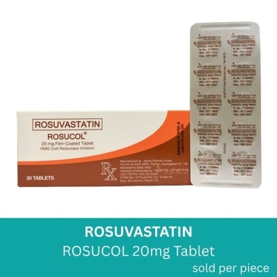 ROSUCOL Rosucol Rosuvastatin 20mg 1 Tablet [Prescription Required]