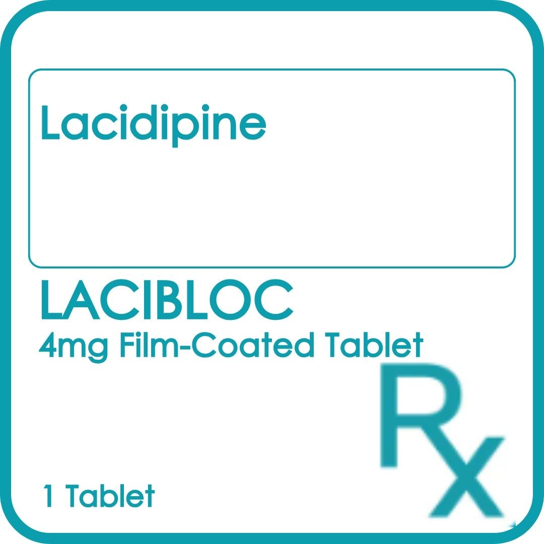 LACIBLOC Film Coated Tablet 4mg Sold Per Piece [PRESCRIPTION REQUIRED]