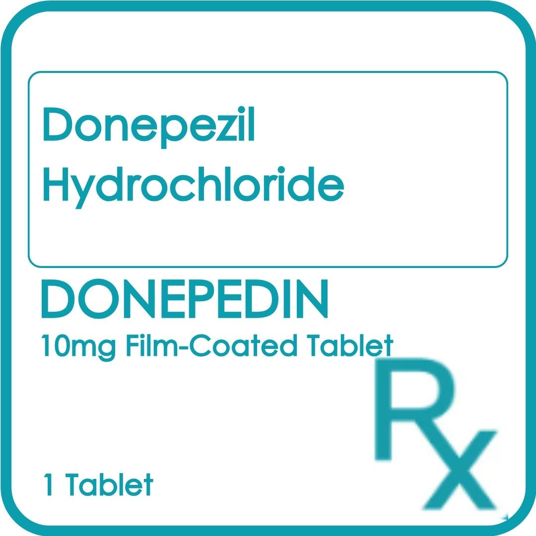 DONEPEDIN Film Coated Tablet 10mg Sold Per Piece [PRESCRIPTION REQUIRED]