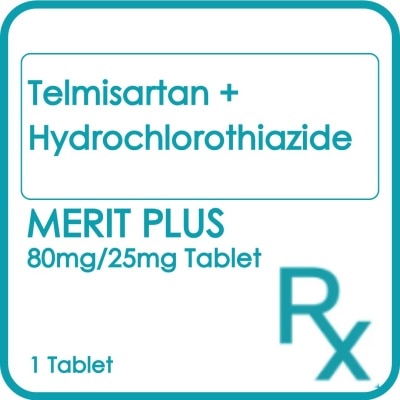 MERIT MERIT Plus 80/25mg Tablet Sold Per Piece [PRESCRIPTION REQUIRED]