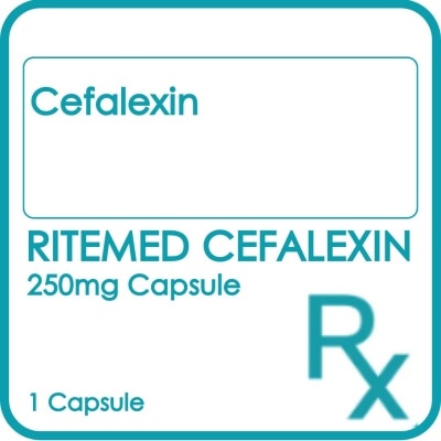 RITEMED RITEMED Cefalexin 250mg Sold Per Piece [PRESCRIPTION REQUIRED]