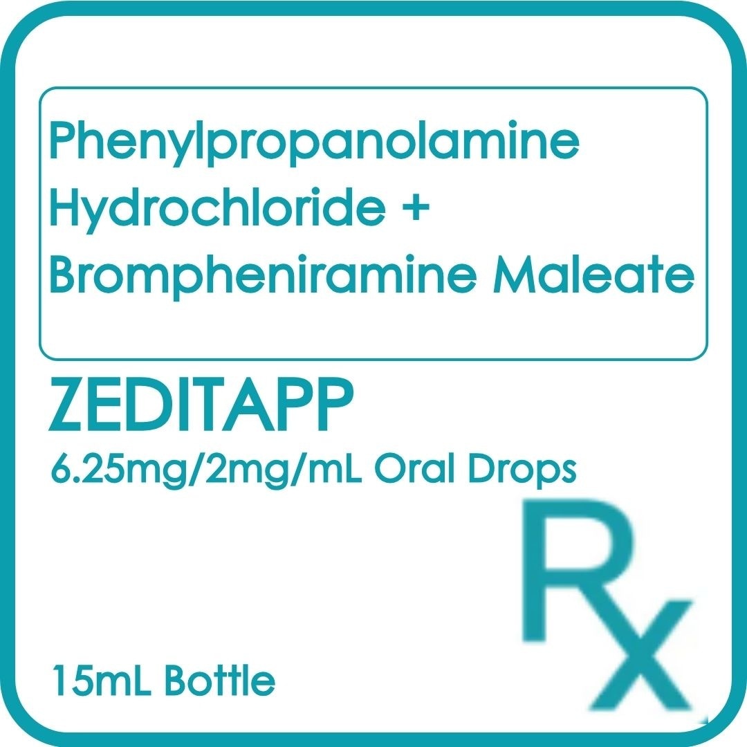 ZEDITAPP 6.25mg/2mg Oral Drops 15ml [PRESCRIPTION REQUIRED]