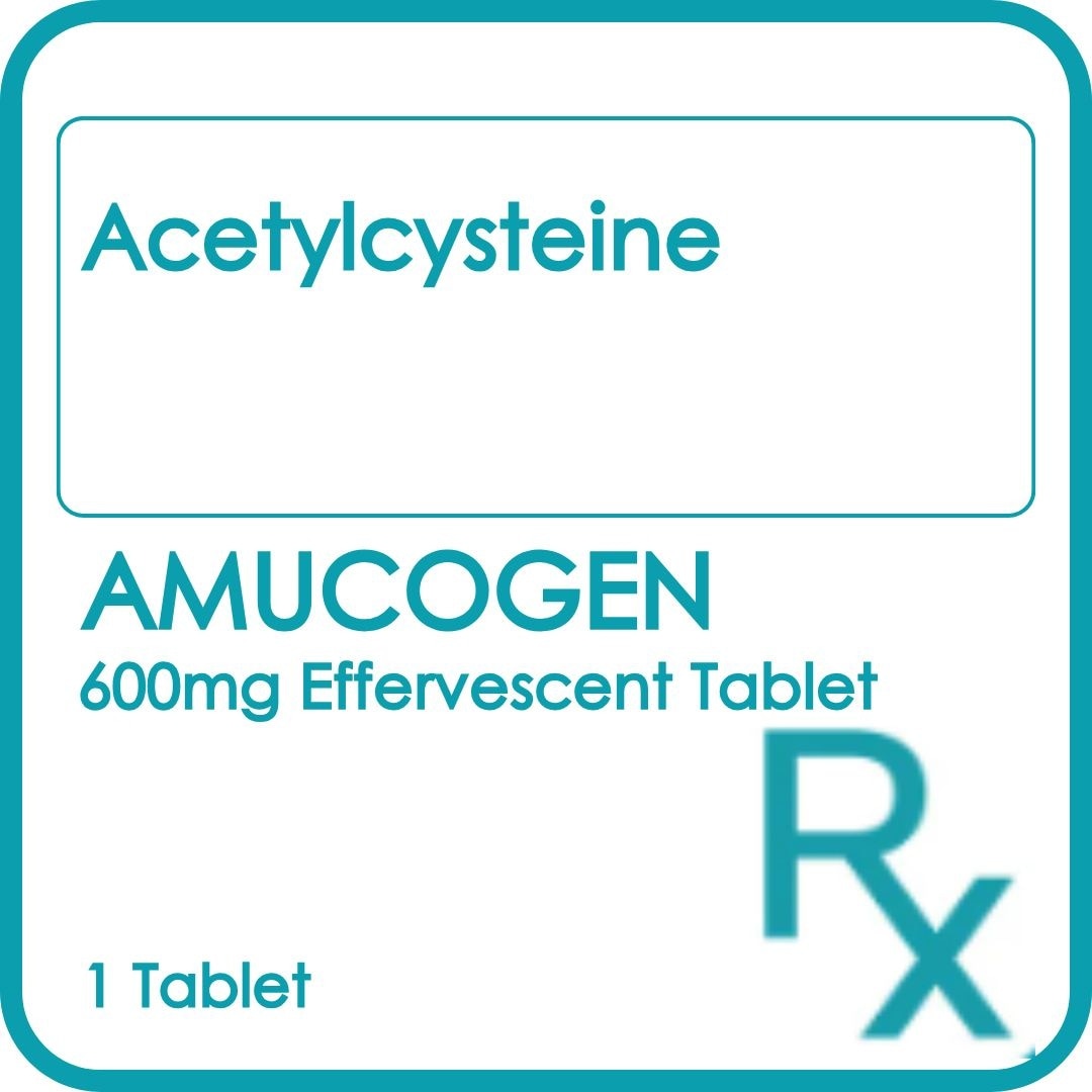 AMUCOGEN Effervescent 1 Tablet 600mg [PRESCRIPTION REQUIRED]