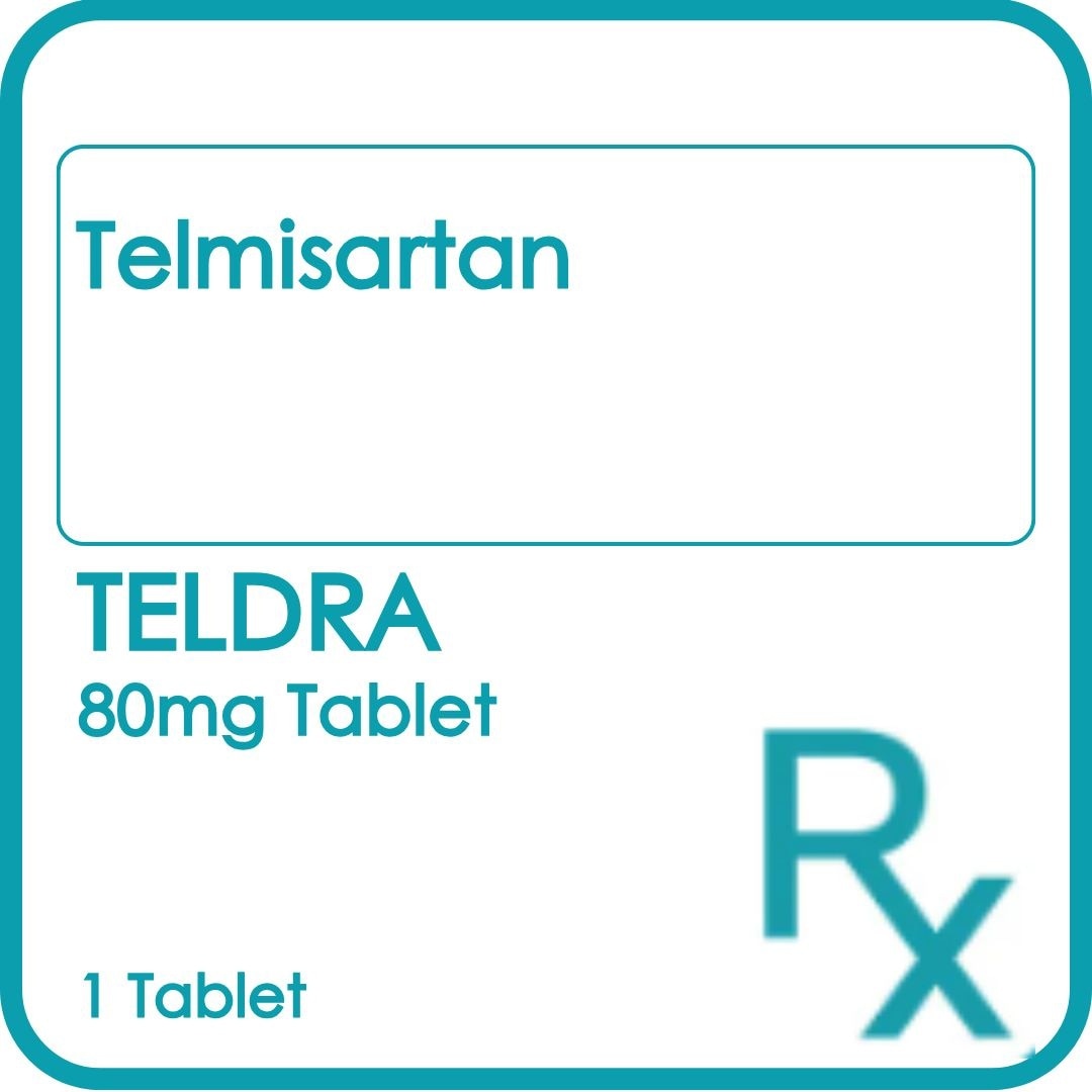 TELDRA 80mg Sold Per Piece [PRESCRIPTION REQUIRED]
