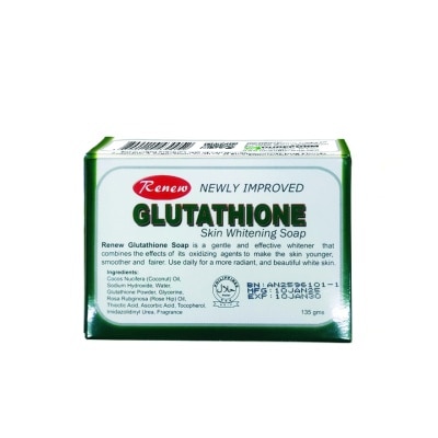 renew glutathione skin whitening soap RENEW, RENEW Glutathione Whitening Soap 135g