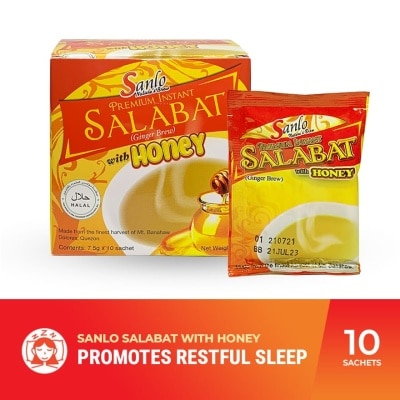 SANLO SALABAT Salabat with Honey 7.5gx10 Sachets