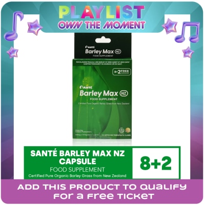 BARLEY - Barley Max Capsules 8 Plus 2 FREE Promo Pack