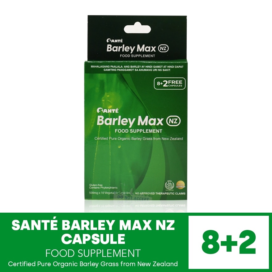 Barley Max Capsules 8 Plus 2 FREE Promo Pack