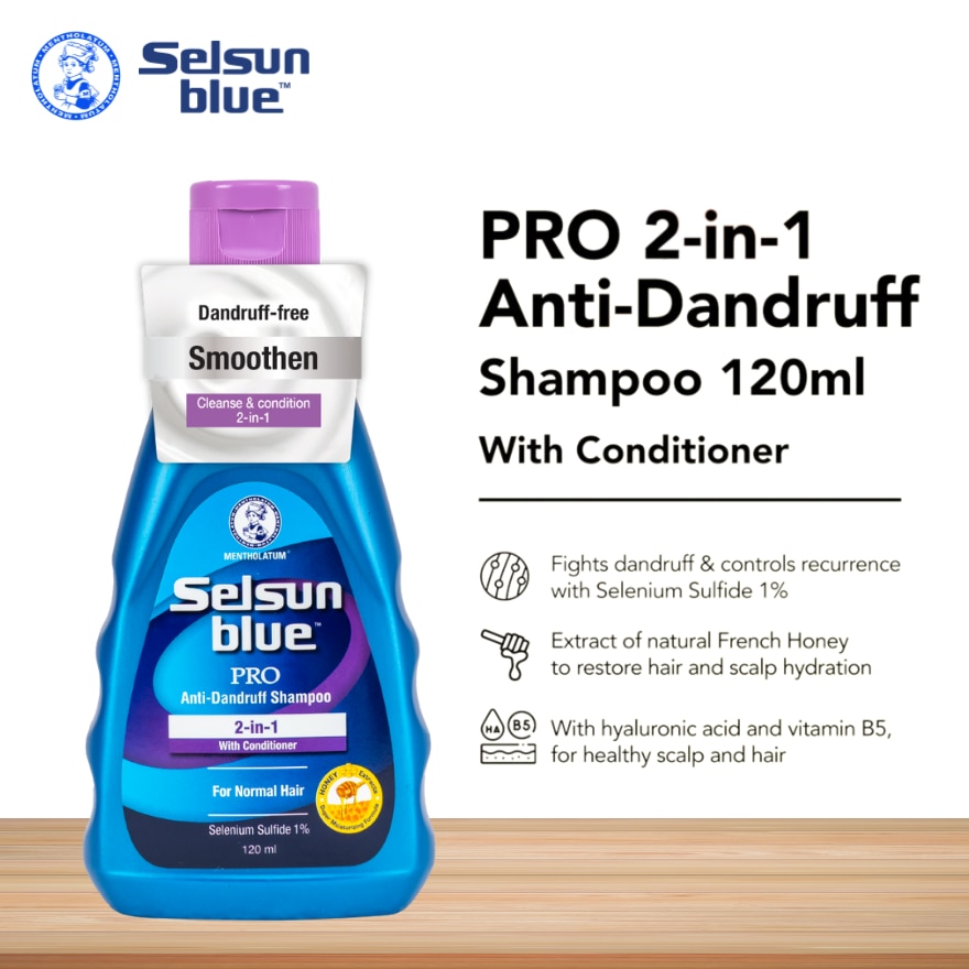 2-In-1 Dandruff Treatment Shampoo 120ml