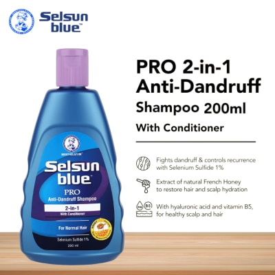 SELSUN BLUE SELSUN BLUE PRO 2-IN-1 Anti Dandruff Shampoo 200ml
