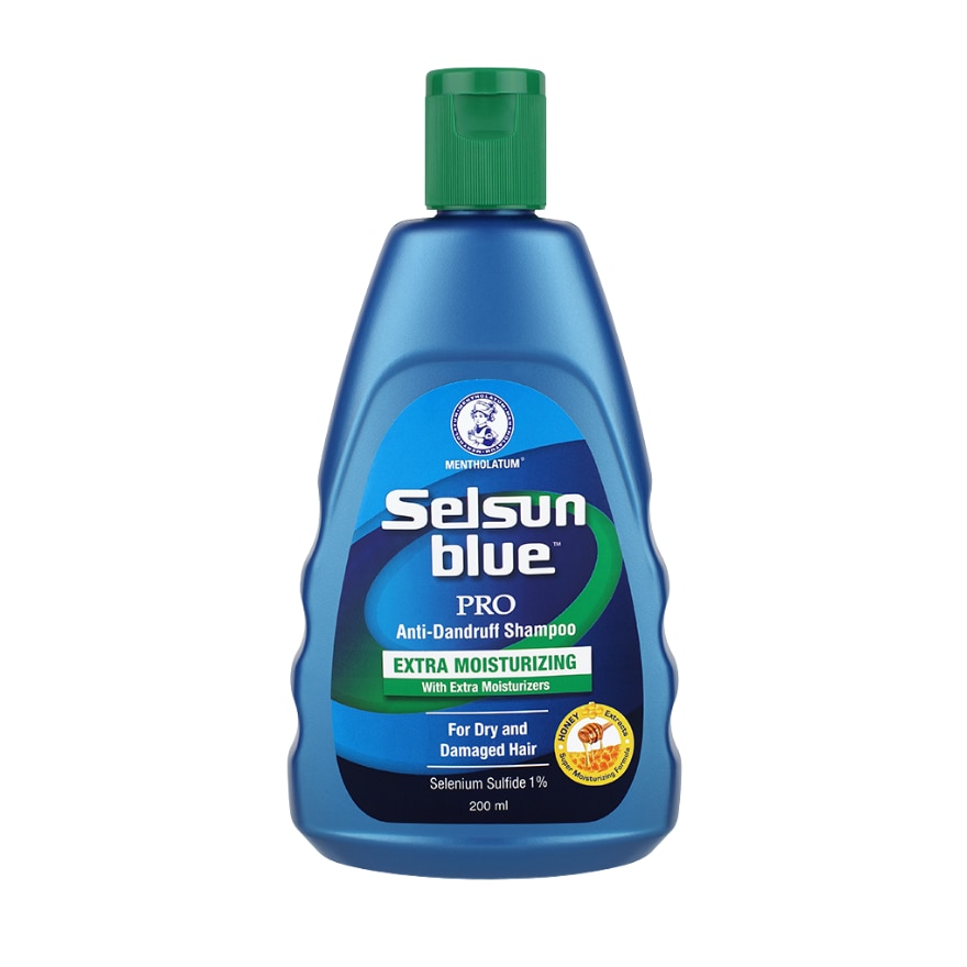 SELSUN BLUE Extra Moisturizing Anti Dandruff Shampoo 200ml