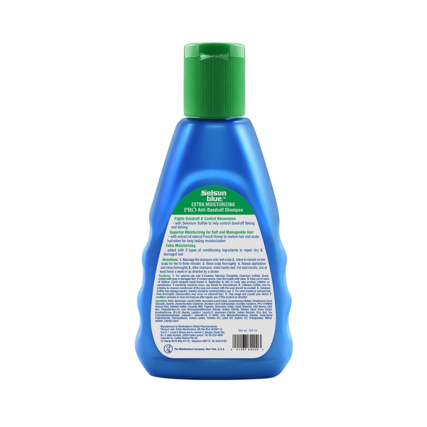 Selsun Blue Pro Extra Moisturizing 120Ml