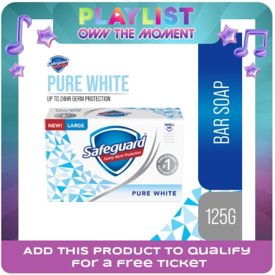 SAFEGUARD - SAFEGUARD Bar Soap Pure White 125g x 1