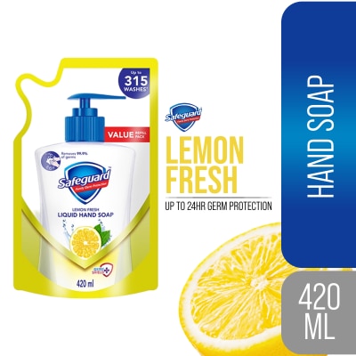 SAFEGUARD SAFEGUARD Liquid Hand Soap Lemon 420ml Refill