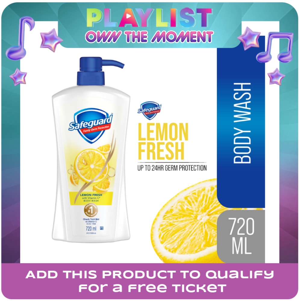 SAFEGUARD SAFEGUARD Lemon Fresh Body Wash 720mL
