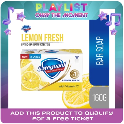 SAFEGUARD - SAFEGUARD Bar Soap Lemon Fresh 160g x 1
