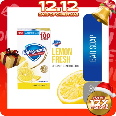 SAFEGUARD SAFEGUARD  Lemon 160g  x3