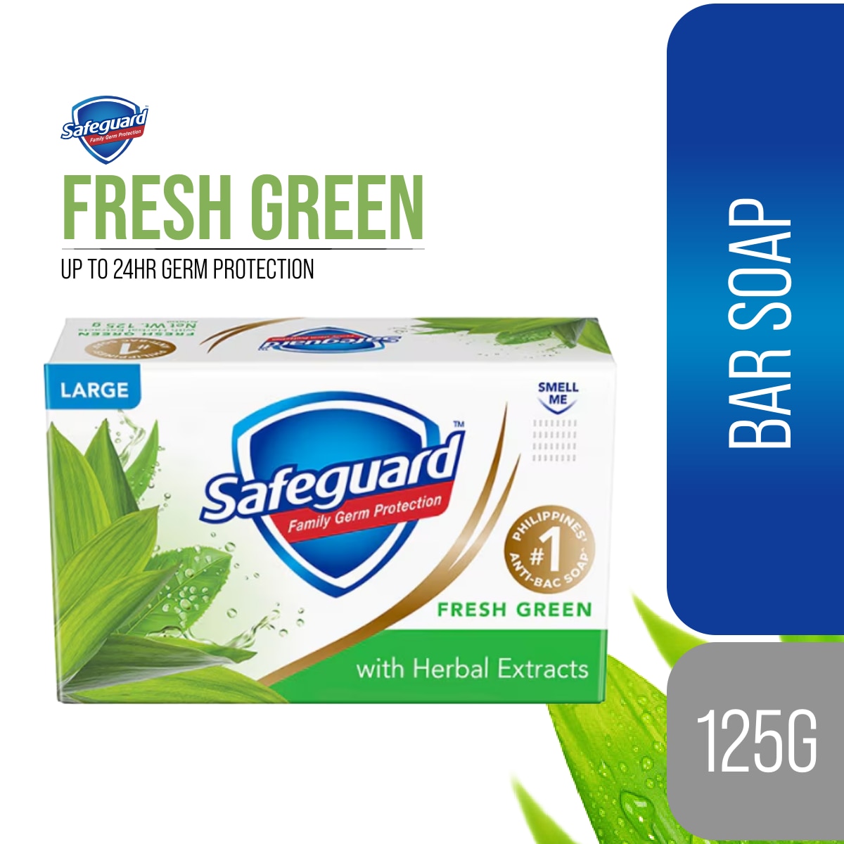 SAFEGUARD Fresh Green with Herbal Extract 125g