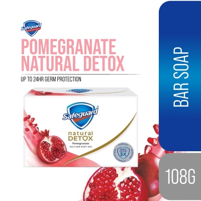 SAFEGUARD SAFEGUARD Detox Face and Body Bar Pomegranate 108g