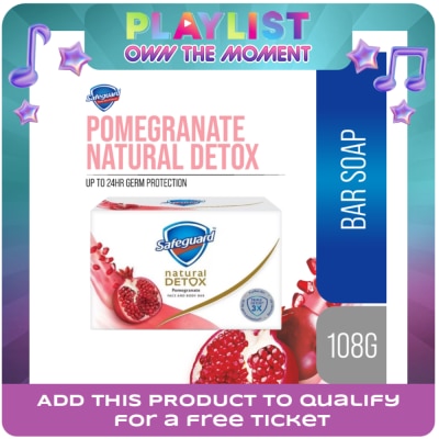 SAFEGUARD - SAFEGUARD SAFEGUARD Detox Face and Body Bar Pomegranate 108g