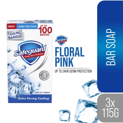 SAFEGUARD SAFEGUARD Bar Soap Arctic Fresh Tripid 115g