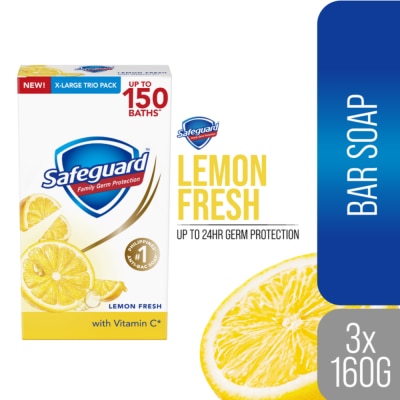 SAFEGUARD - SAFEGUARD Bar Soap Lemon Multipack 115g x 3