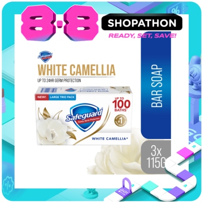 SAFEGUARD - SAFEGUARD Bar Soap White Camellia 115g x 3 image