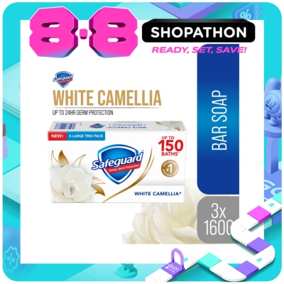 SAFEGUARD - SAFEGUARD Bar Soap White Camellia 160g x 3 image