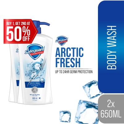 SAFEGUARD SAFEGUARD Body Wash Arctic Fresh 650ml Buy 1 Get 2nd at 50% Off