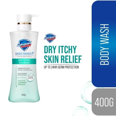 SAFEGUARD - SAFEGUARD Derm-Protect Face & Body Wash Dry Itchy Skin Relief 400g image