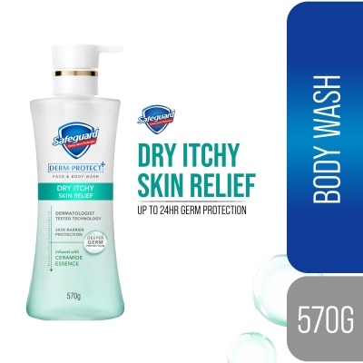 SAFEGUARD - SAFEGUARD Derm-Protect Face & Body Wash Dry Itchy Skin Relief 570g image