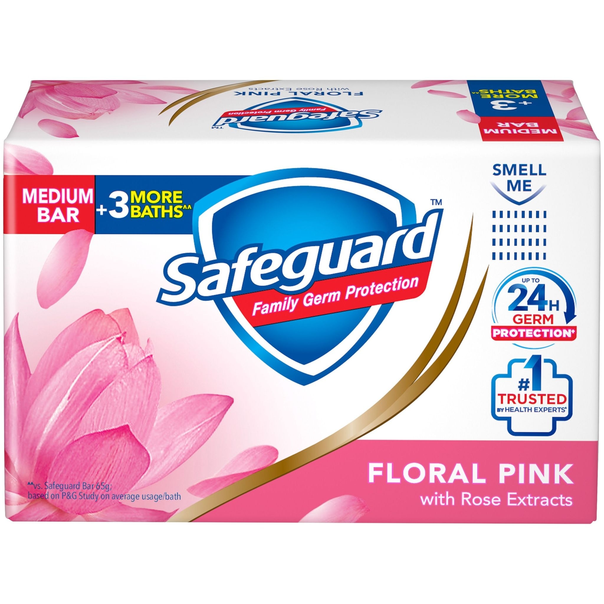 SAFEGUARD SAFEGUARD Floral Pink Bar Soap 85g image