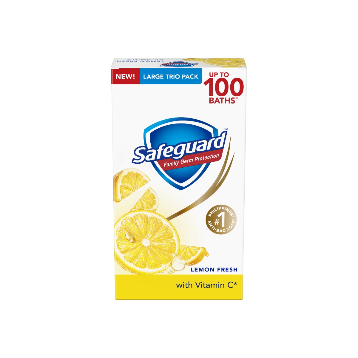 SAFEGUARD Lemon Fresh Bar Soap 115gx3 Value Pack