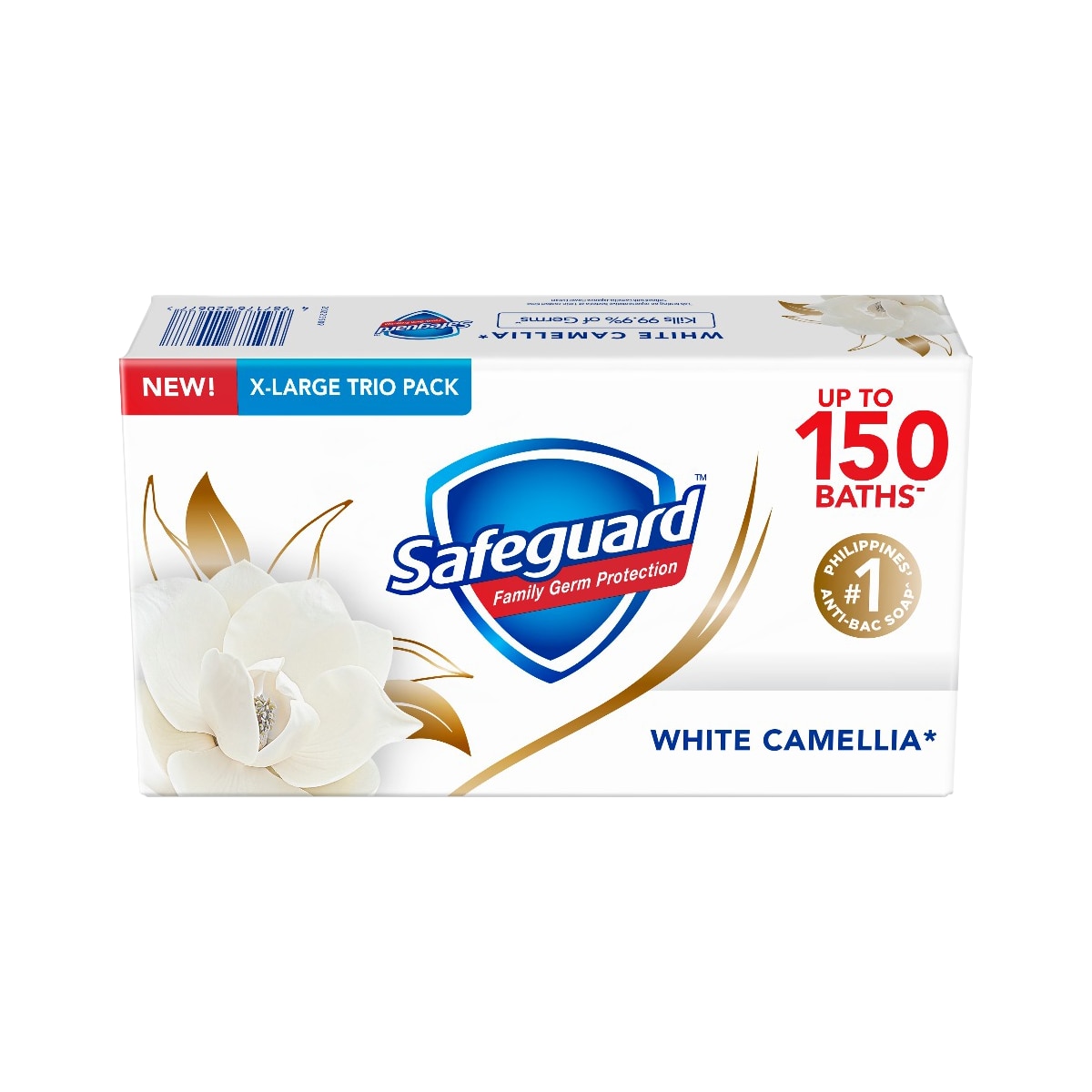 SAFEGUARD Bar White Camellia 160g 3s