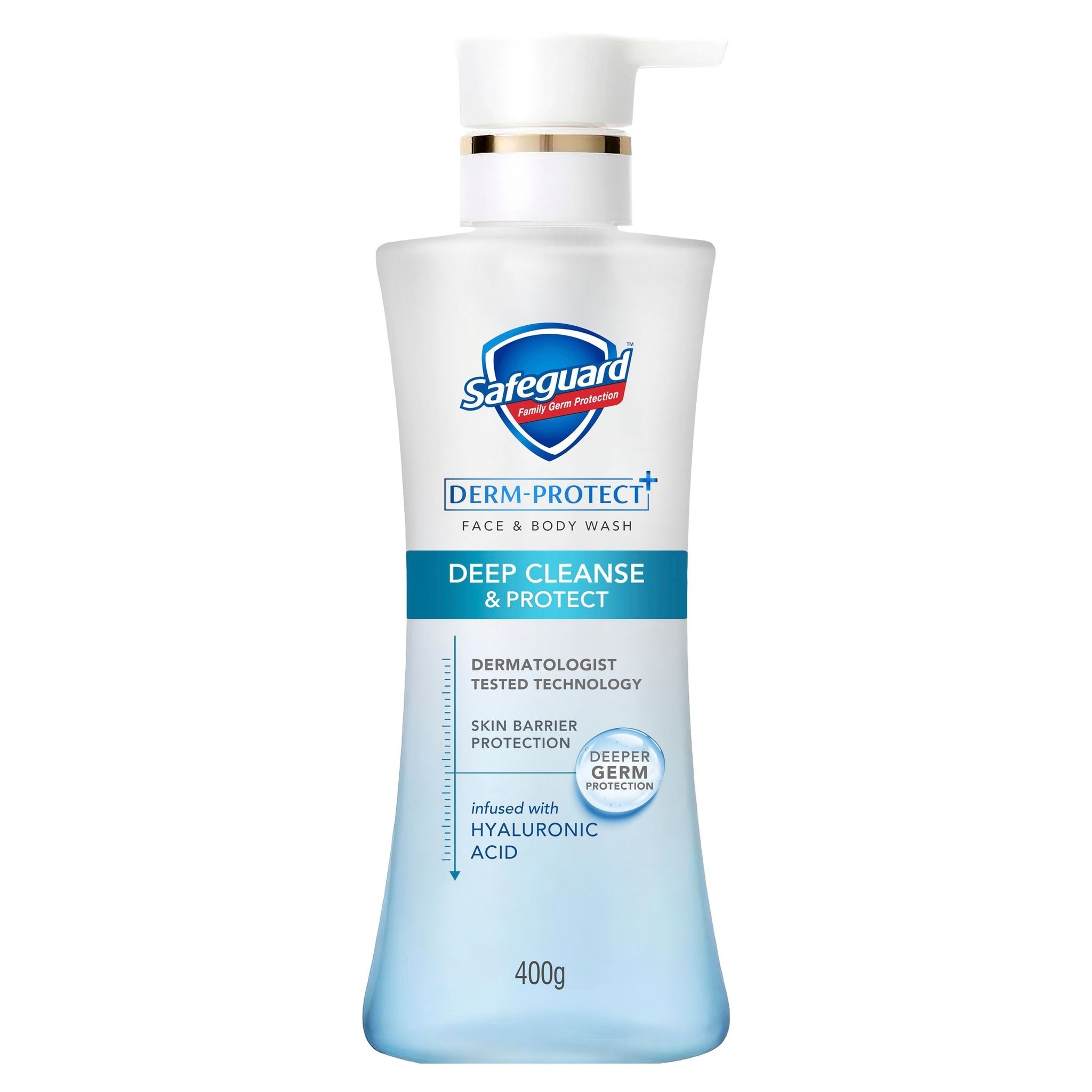 SAFEGUARD Derm Cleanse & Protect Face & Body Wash 400g image