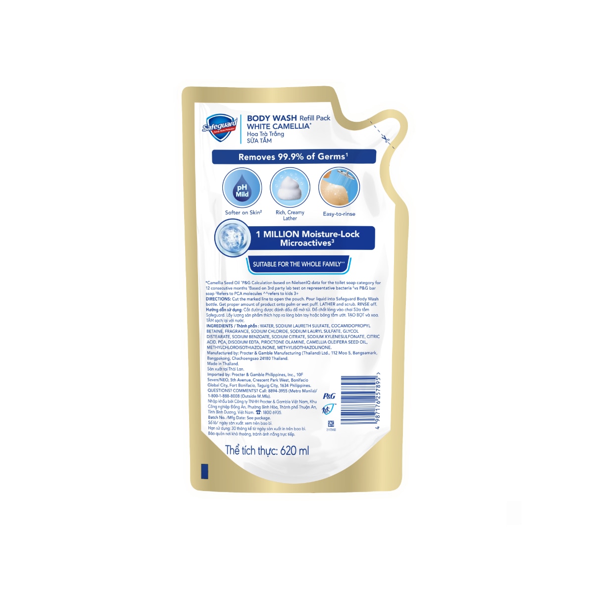 SAFEGUARD Bodywash White Camellia Refill 620ml