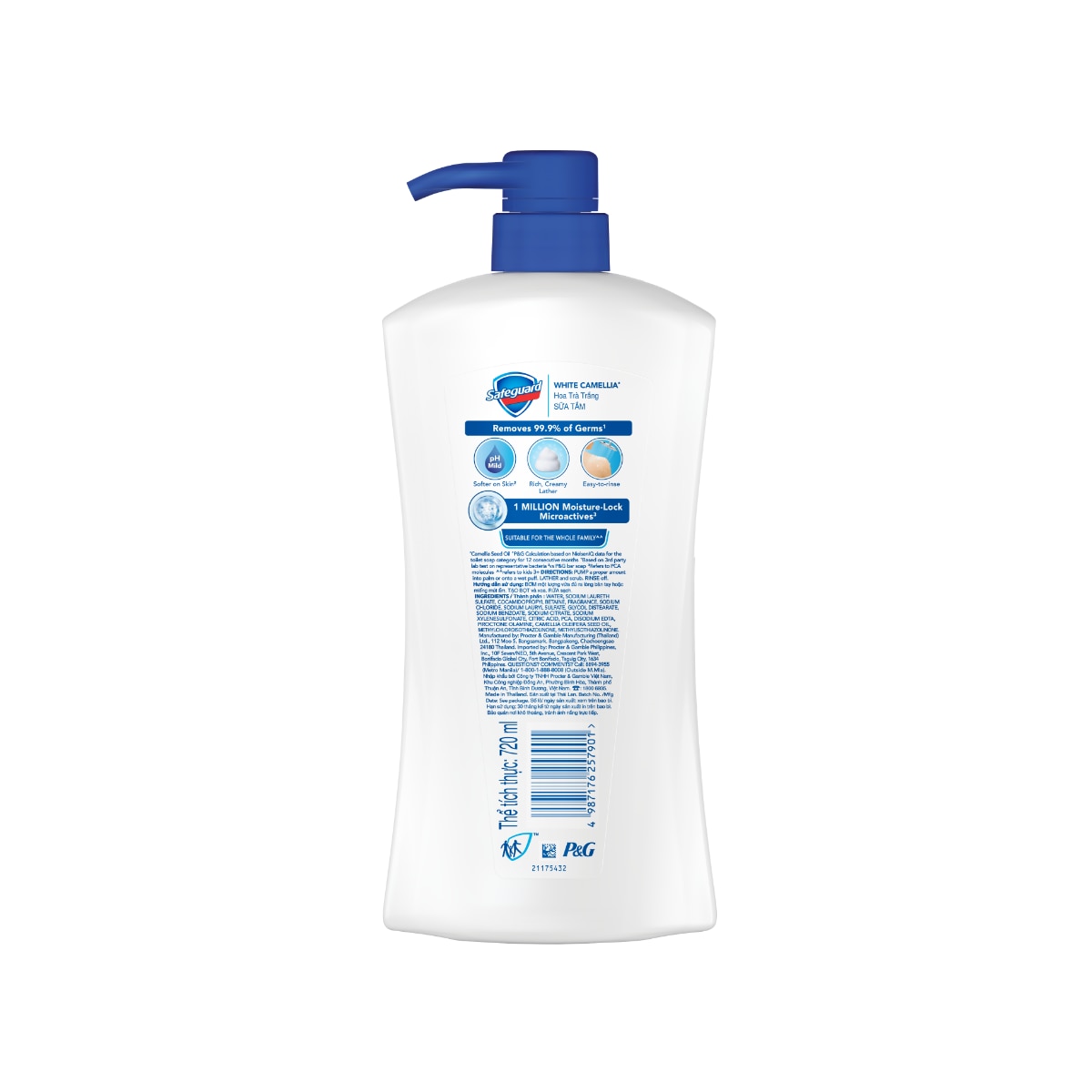 SAFEGUARD SAFEGUARD Body Wash White Camellia 720ml Buy 1 Get 2nd at 50% Off