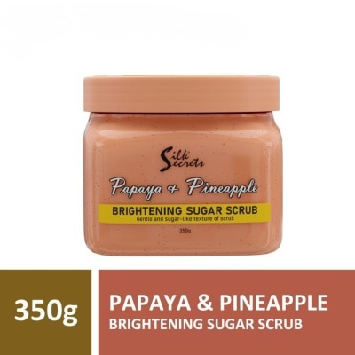 SILK SECRETS SILK SECRETS Papaya And Pineapple Brightening Sugar Scrub 350g