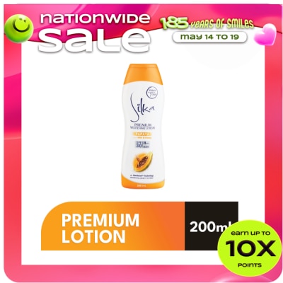 SILKA - Premium Whitening Papaya Lotion 200ml