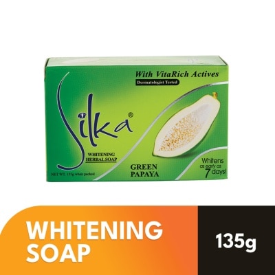 SILKA Green Papaya Whitening Soap 135g