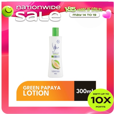 SILKA - Green Papaya Whitening Lotion SPF 10 300ml